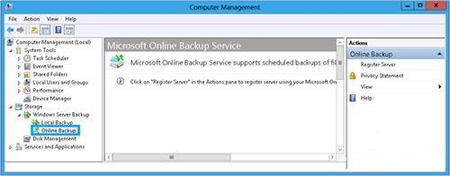 Windows Server 8新功能 在線備份服務