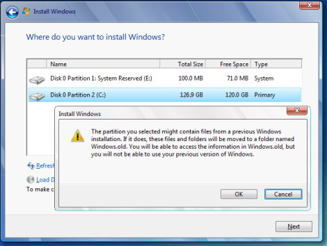 揭秘Windows 7安裝過程中的七大秘密