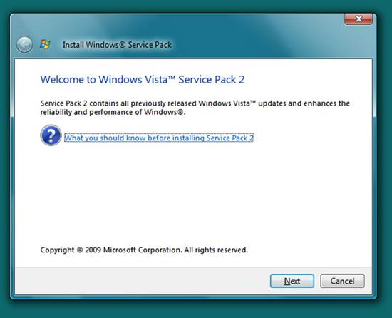 Vista SP2測試版安裝全程截圖