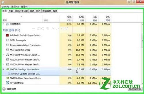 Windows 8 任務管理器設置增強內容列舉 